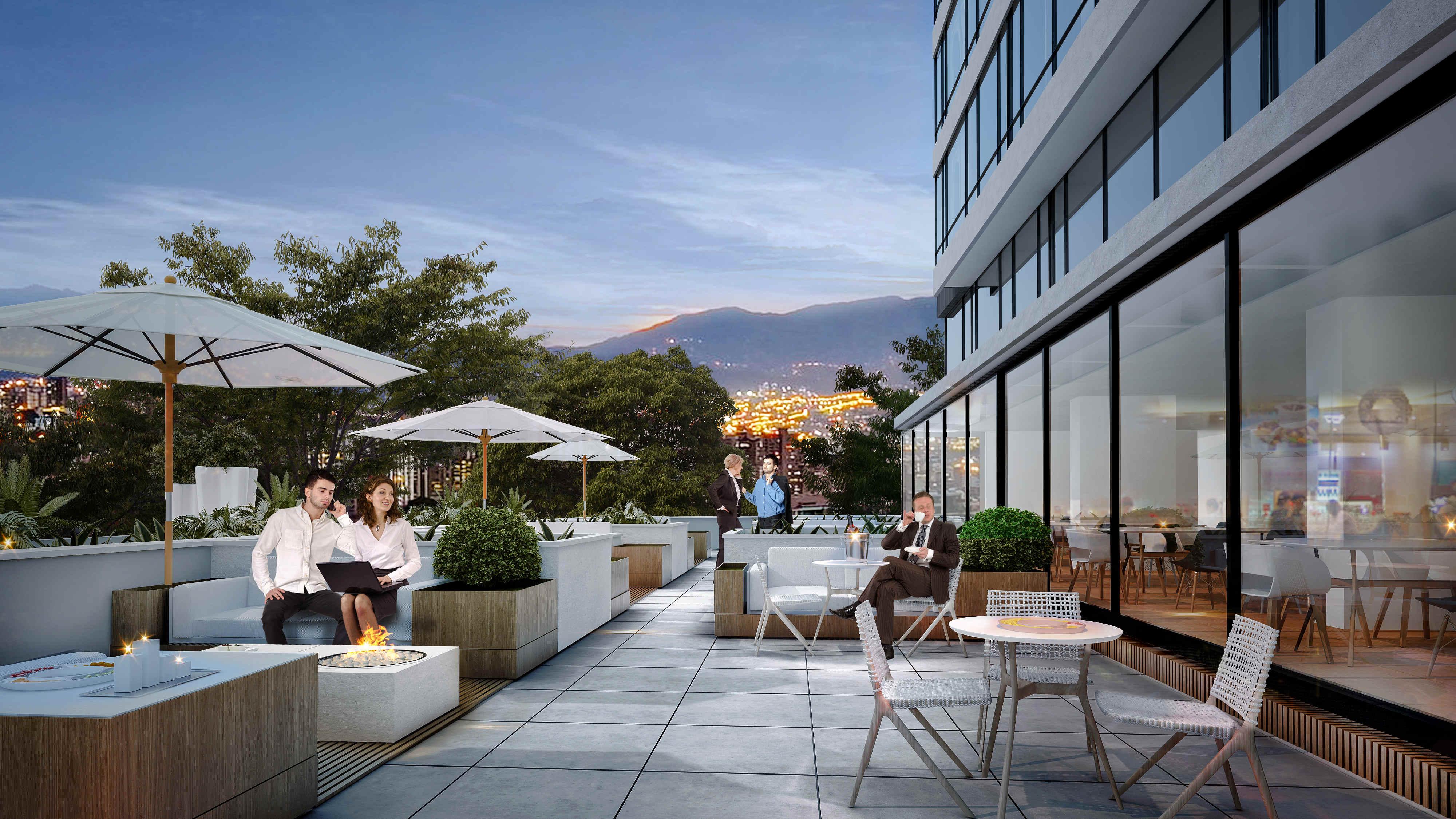 Hotel York Luxury Suites Medellin By Preferred Extérieur photo The rooftop terrace